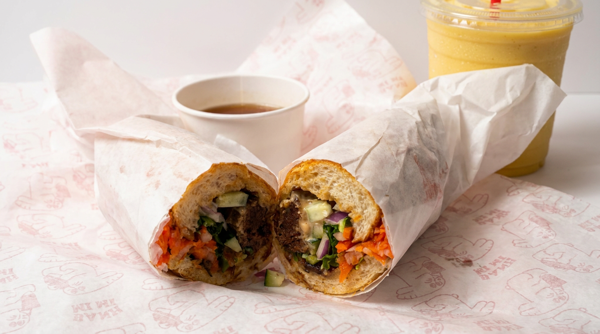 Speed eating banh mi on TikTok